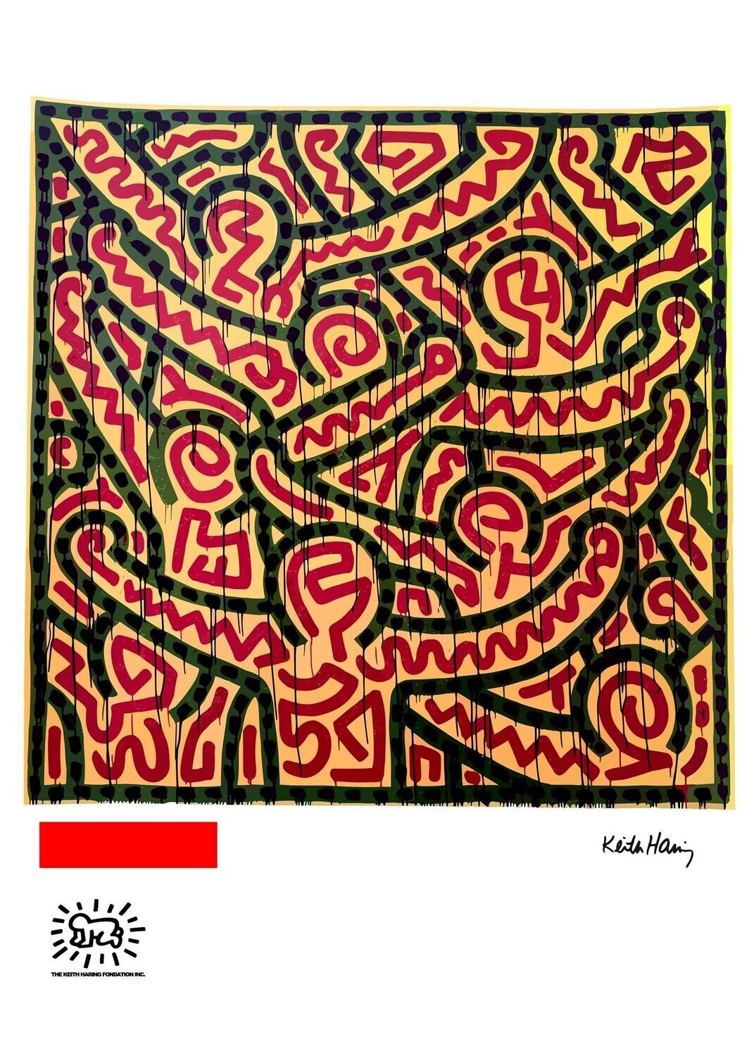 Keith HARING (d'après), Sérigraphie.
