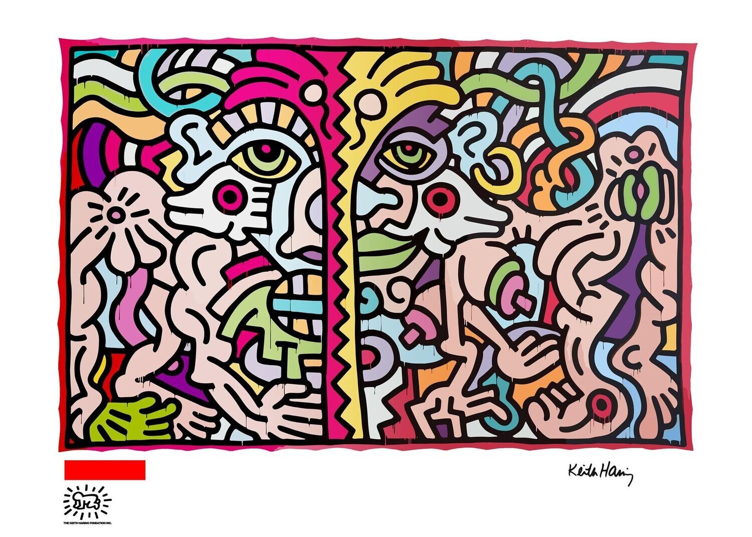 Keith HARING (d'après), Sérigraphie