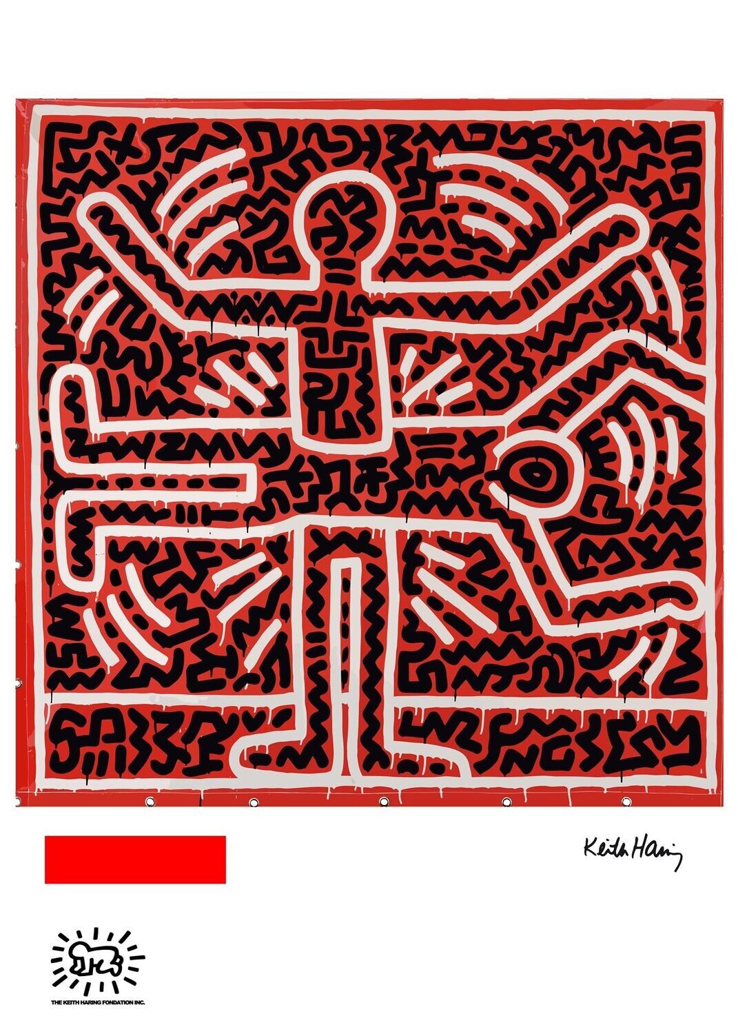 Keith HARING (d'après), Sérigraphie
