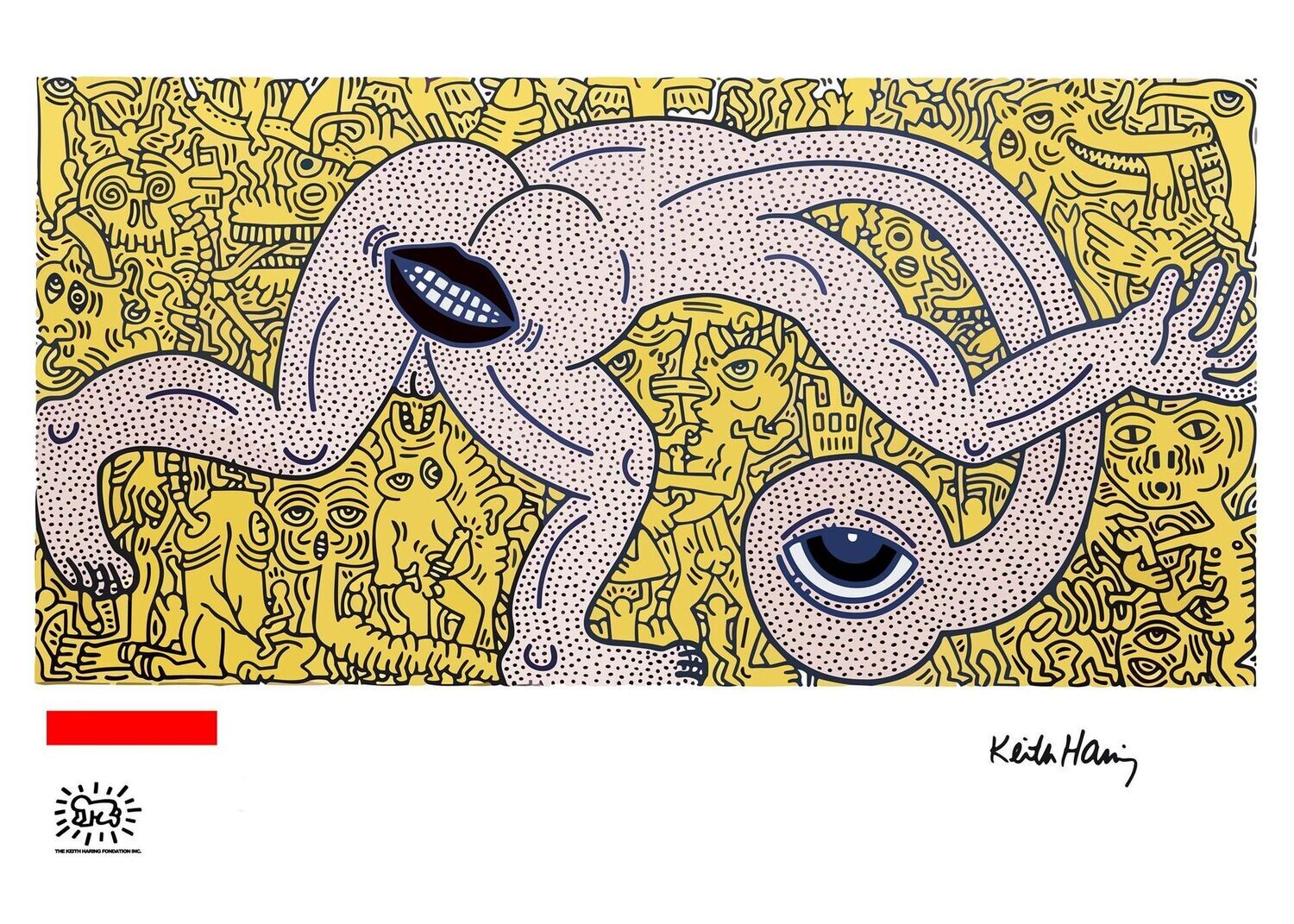 Keith HARING (d'après), Sérigraphie