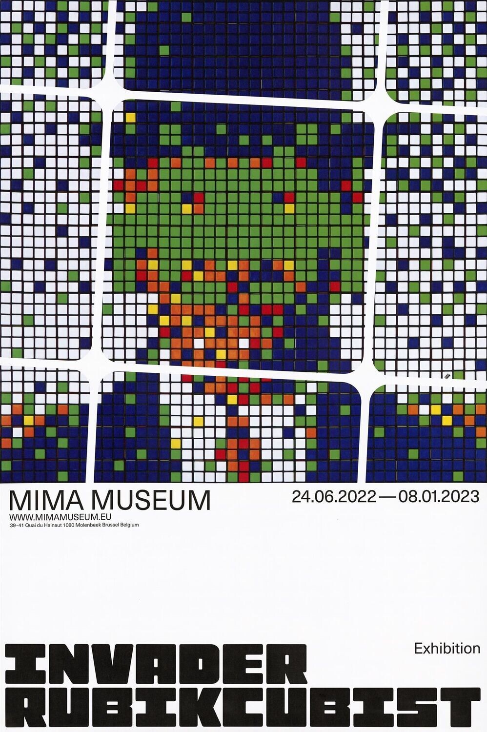 INVADER, affiche Rubikcubist