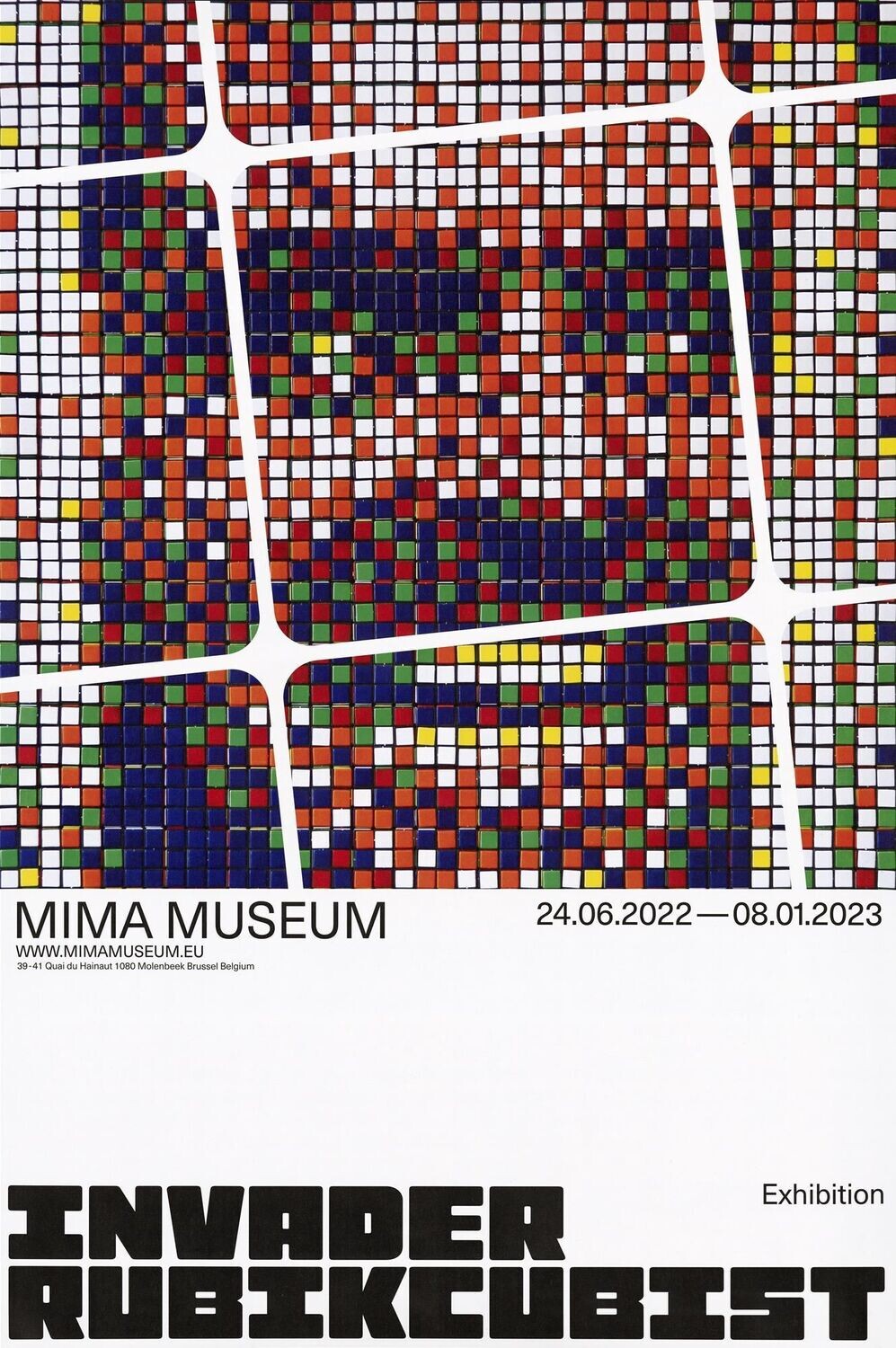 INVADER, affiche Rubikcubist