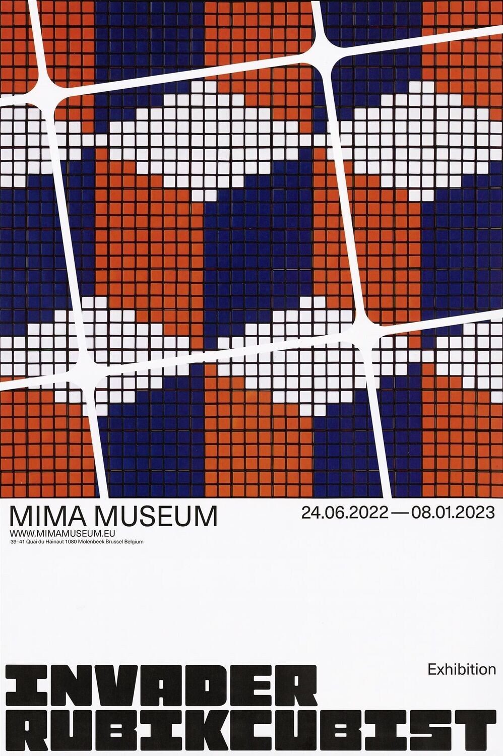 INVADER, affiche Rubikcubist