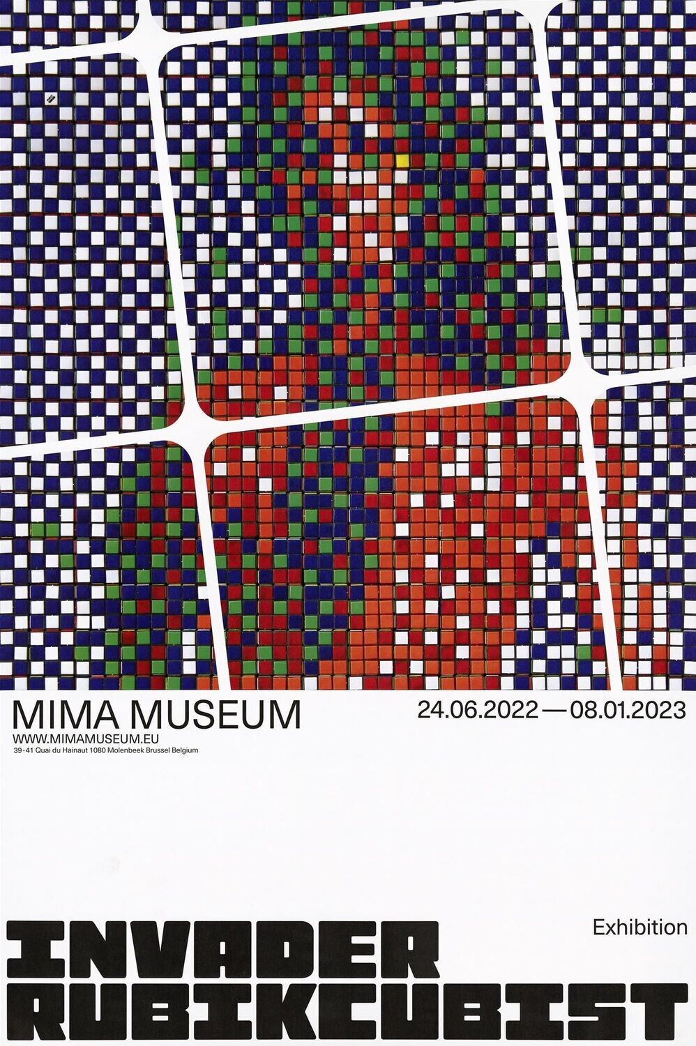 INVADER, affiche Rubikcubist