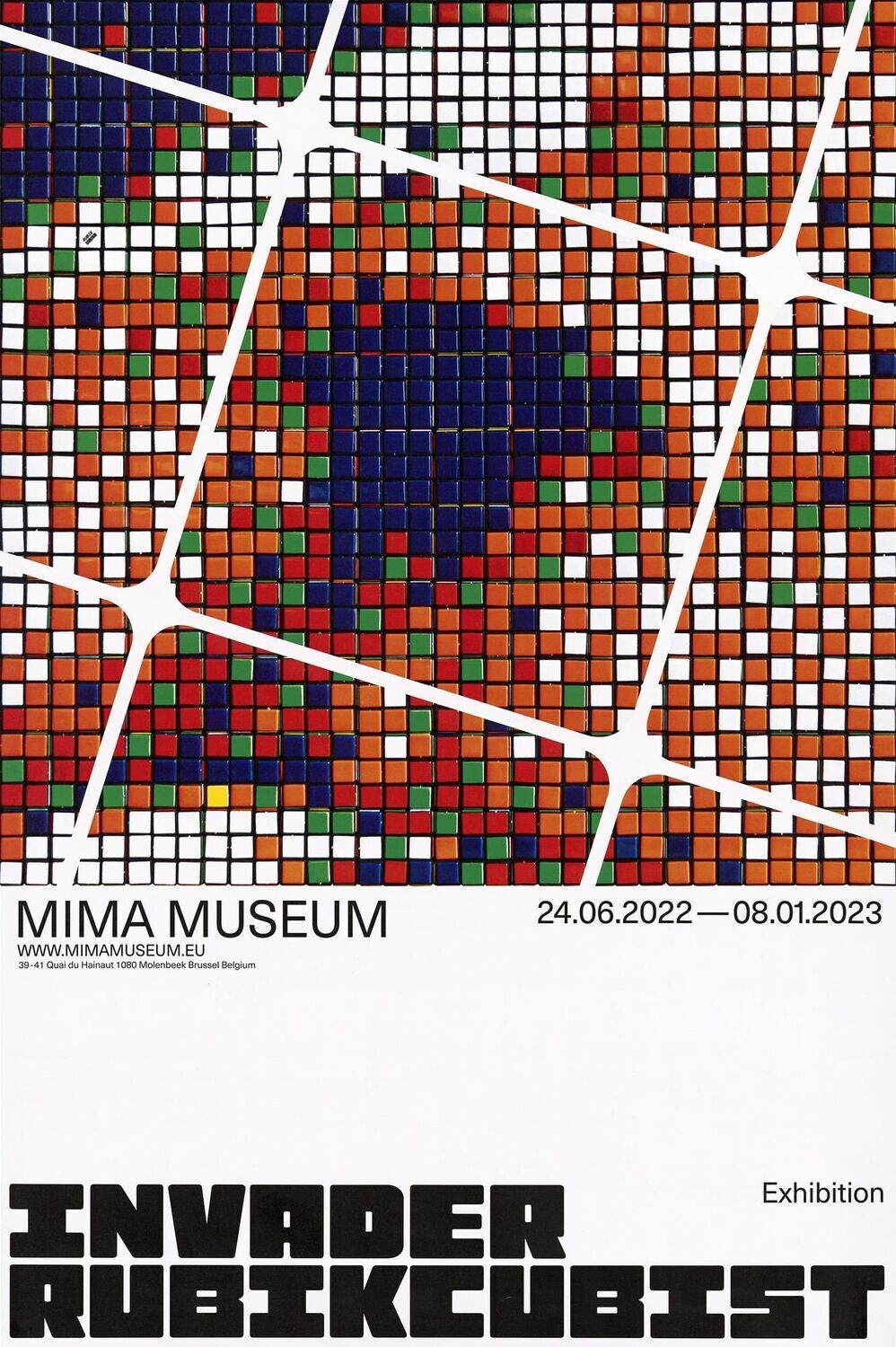 INVADER, affiche Rubikcubist