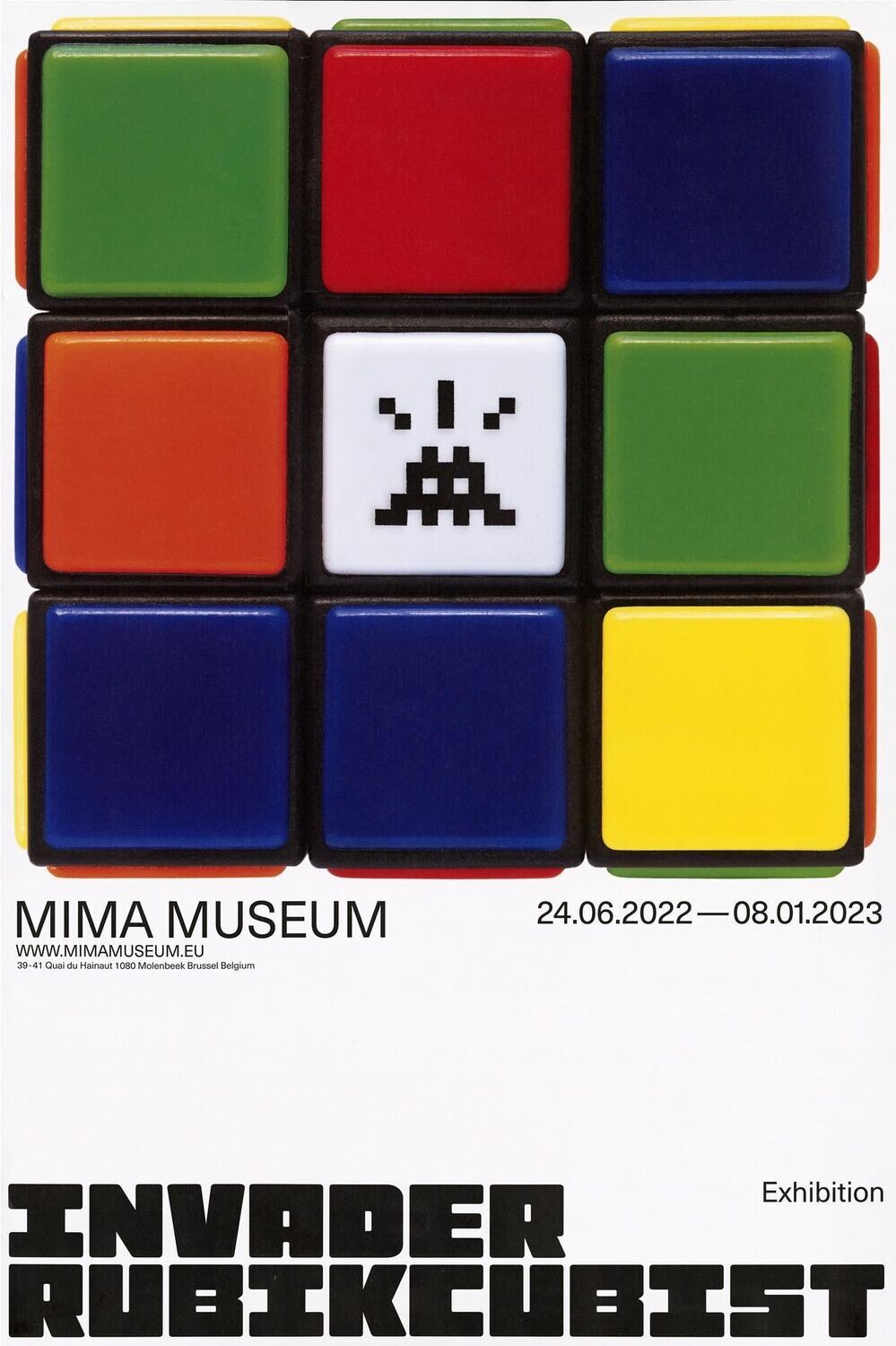 INVADER, affiche Rubikcubist