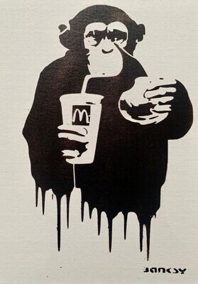 Banksy (d'après), Monkey mc Do