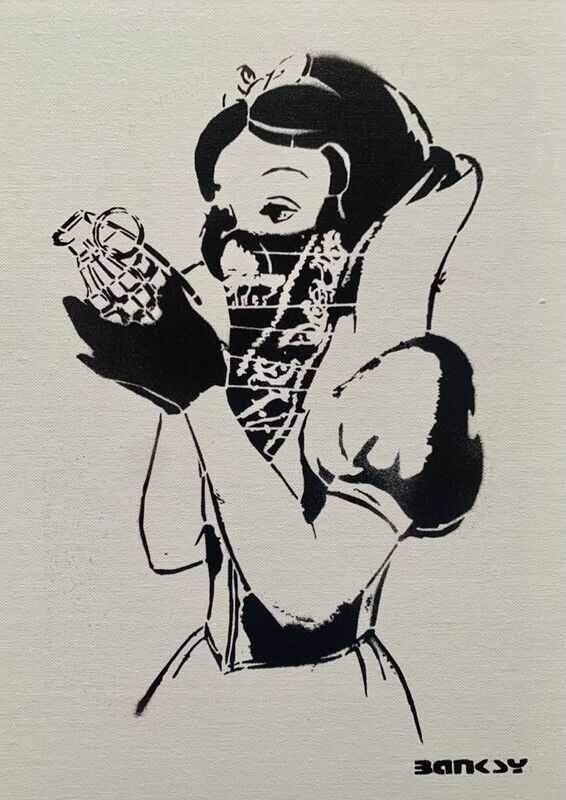 Banksy (d'après), blanche neige