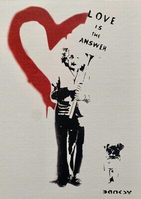 Banksy (d'après), Love is the answer