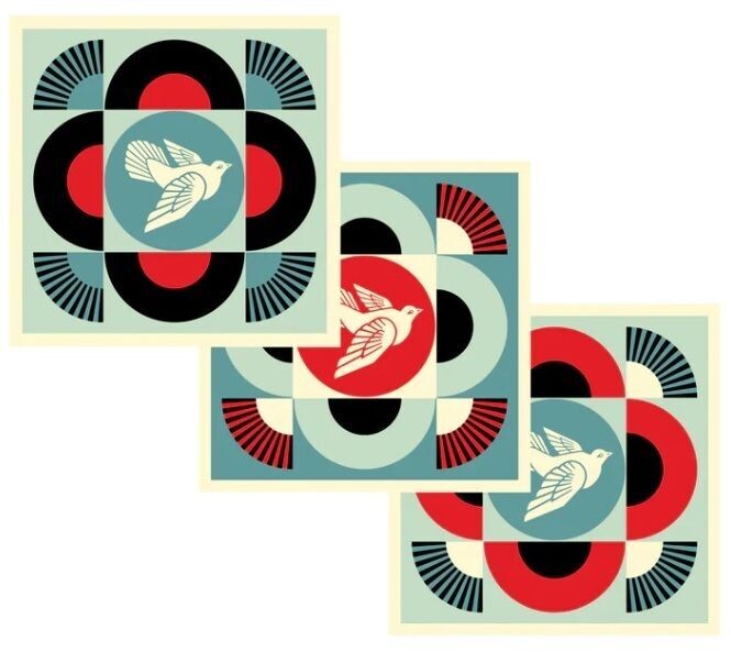 OBEY, geometric dove