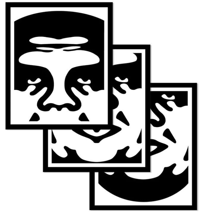OBEY, 3 face white