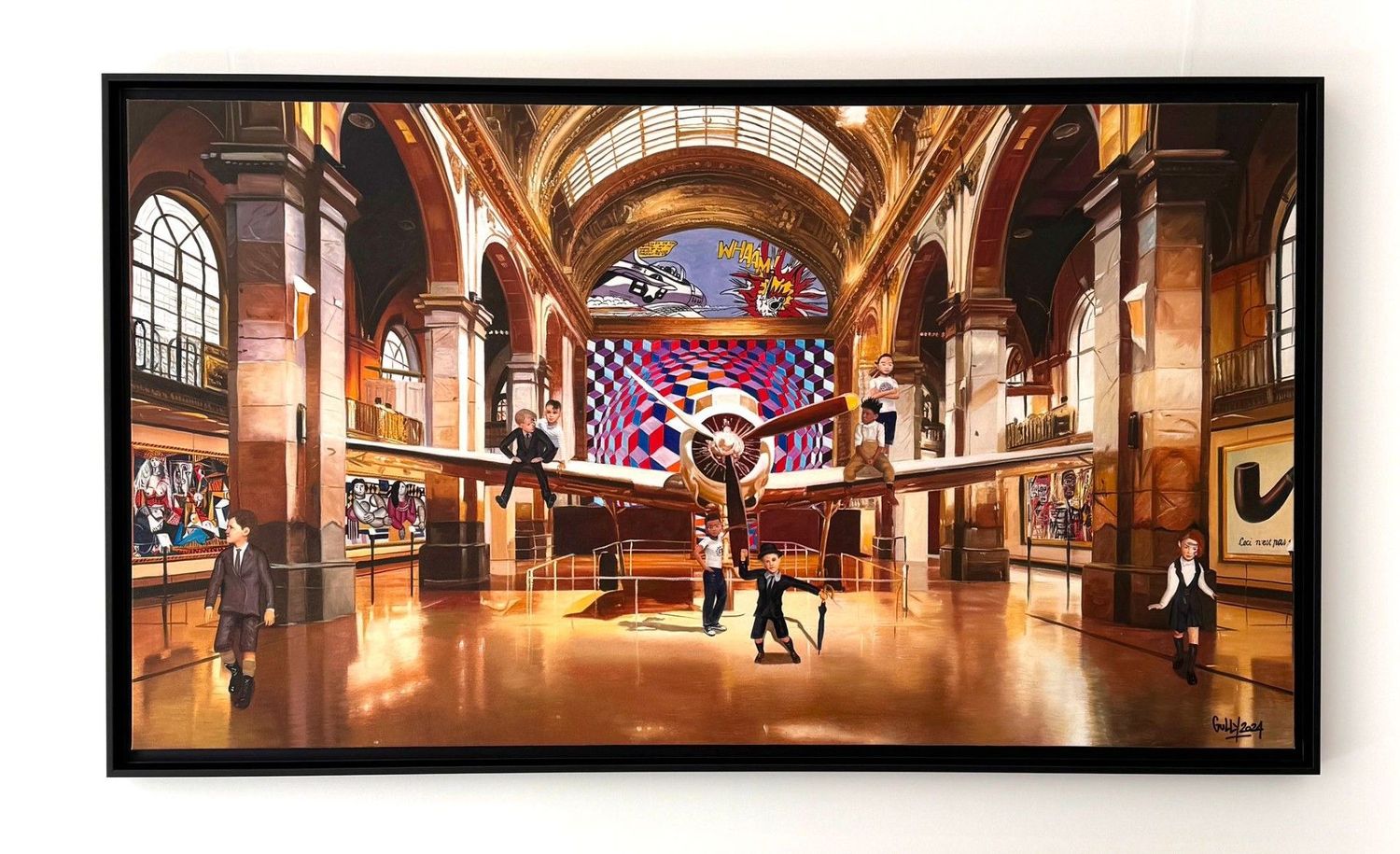 GULLY, ​Jean Michel, Takashi, Jackson, Andy, Niki, René, Roy meet Vasarely, Lichtenstein, Magritte, Basquiat, Picasso