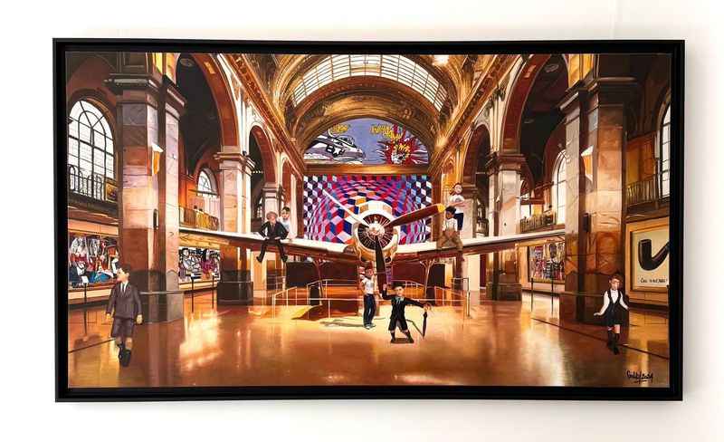 GULLY, ​Jean Michel, Takashi, Jackson, Andy, Niki, René, Roy meet Vasarely, Lichtenstein, Magritte, Basquiat, Picasso