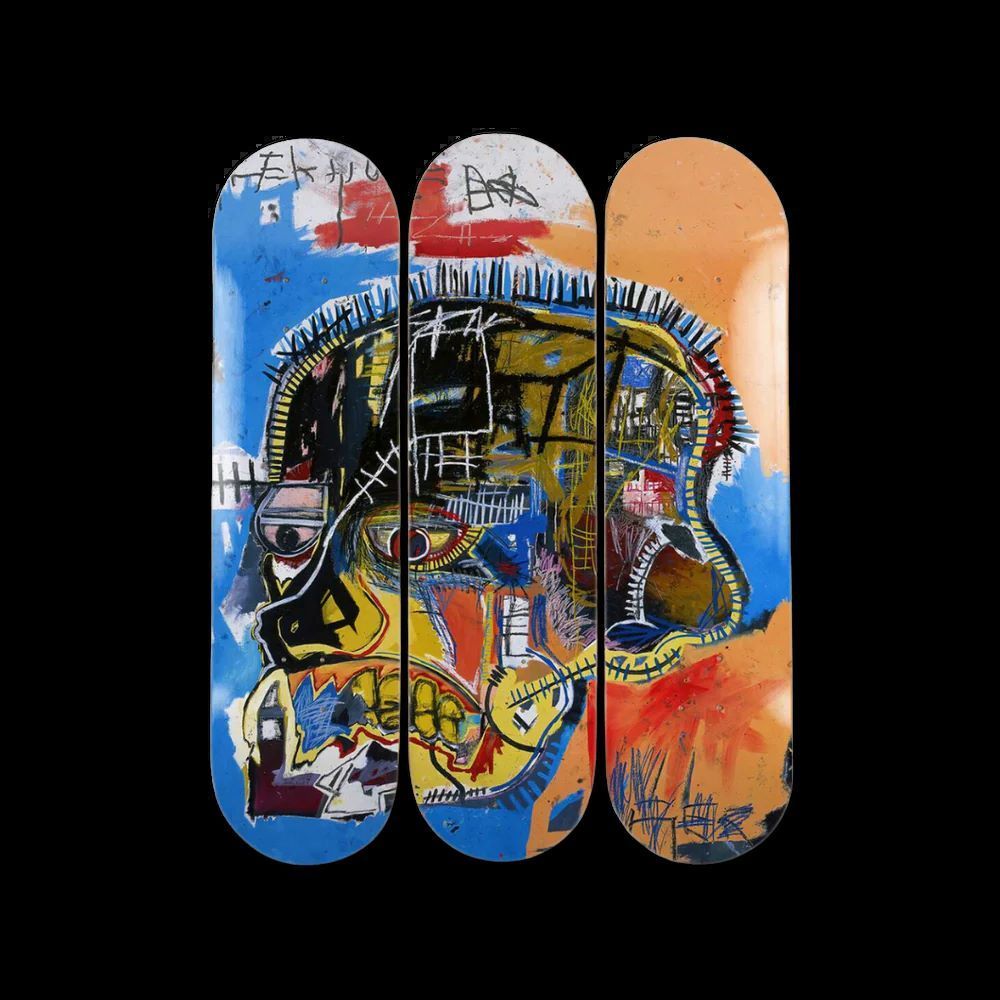 Jean-Michel BASQUIAT (d'après), skate