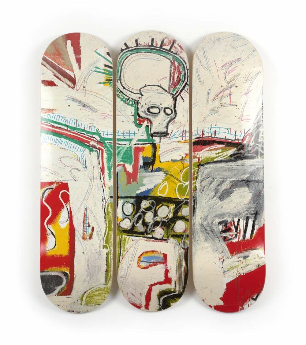 Jean-Michel BASQUIAT (d'après), skate