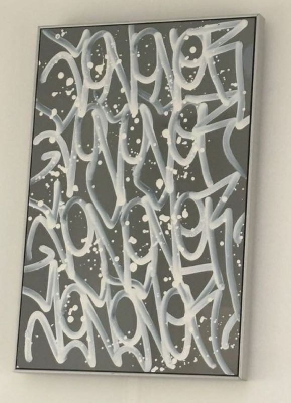 Jonone,  Encre Krink sur aluminium