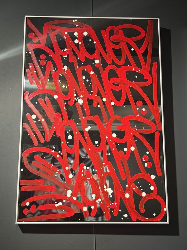 Jonone,  Encre Krink sur aluminium
