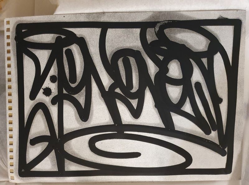 Jonone, dessin original signé
