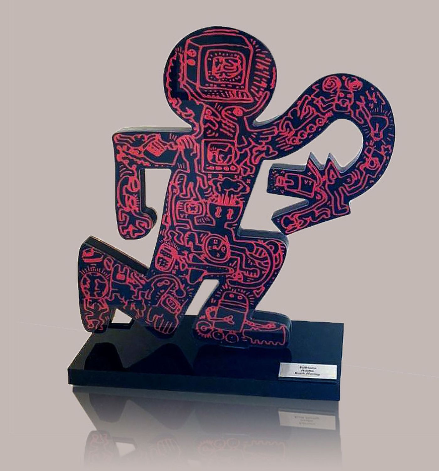 Keith HARING (after), snake man