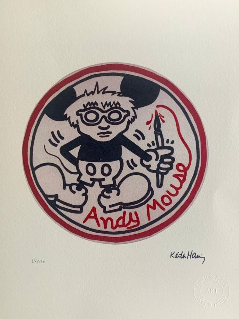 Keith HARING (d'après),