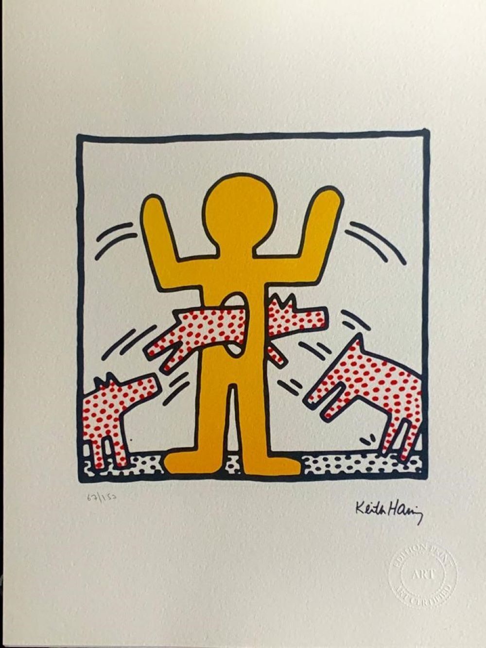 Keith HARING (d'après),