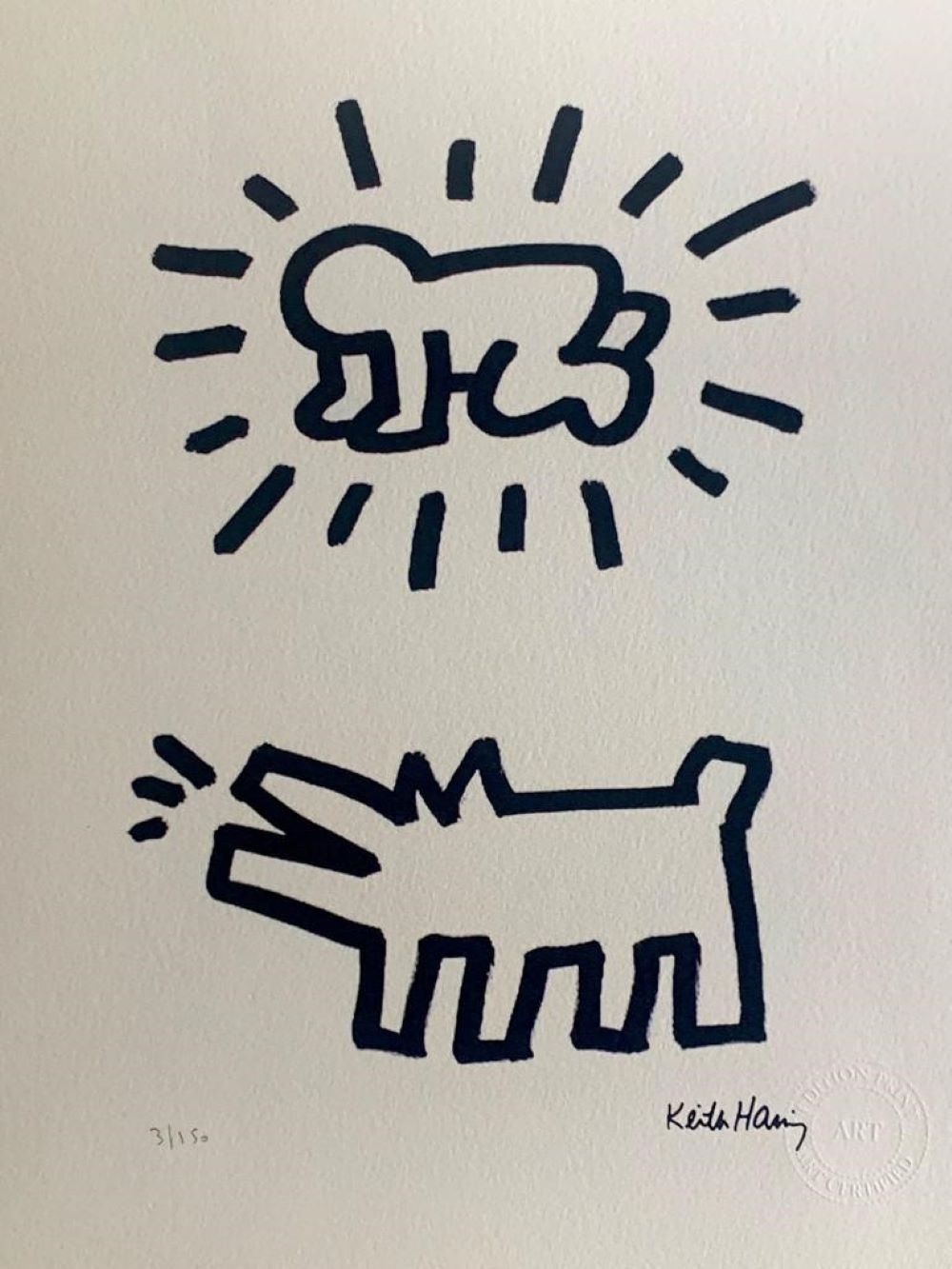 Keith HARING (d'après),