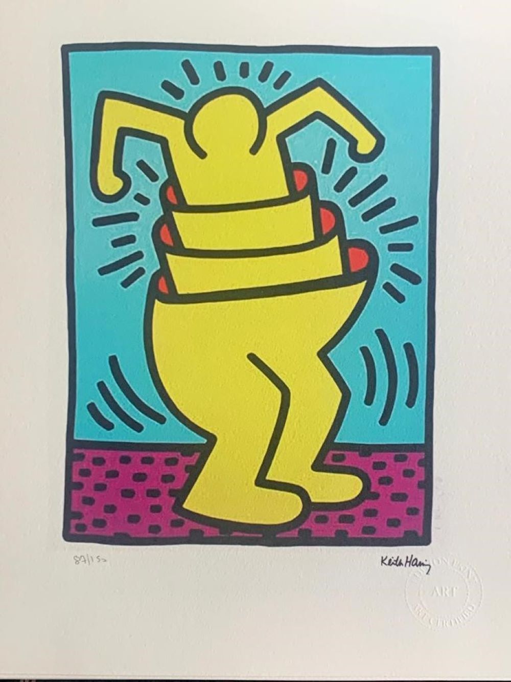 Keith HARING (d'après),
