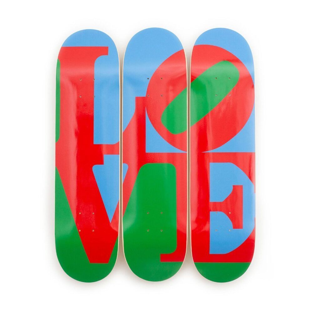 ROBERT INDIANA (after) 3 skates