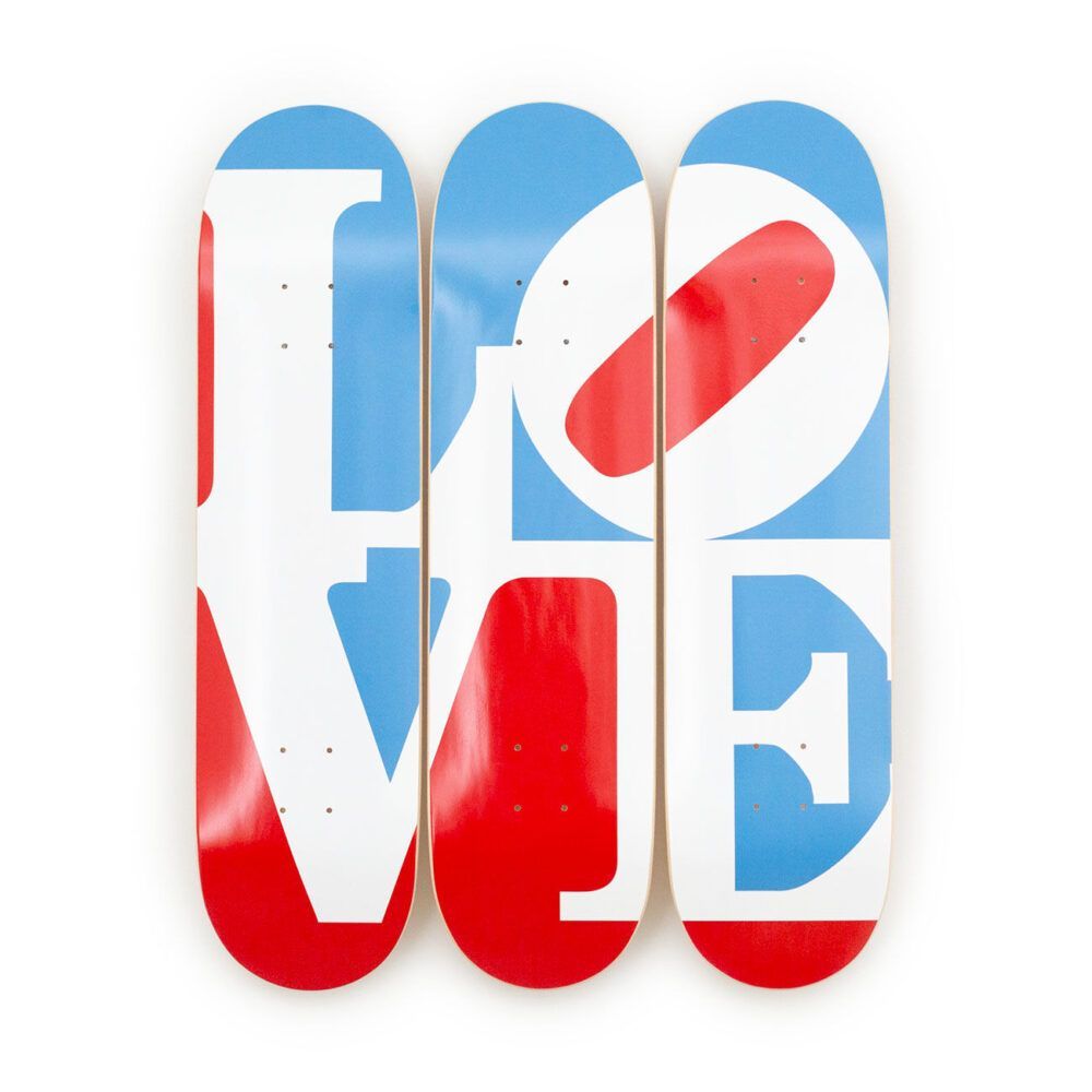 ROBERT INDIANA (after) 3 skates