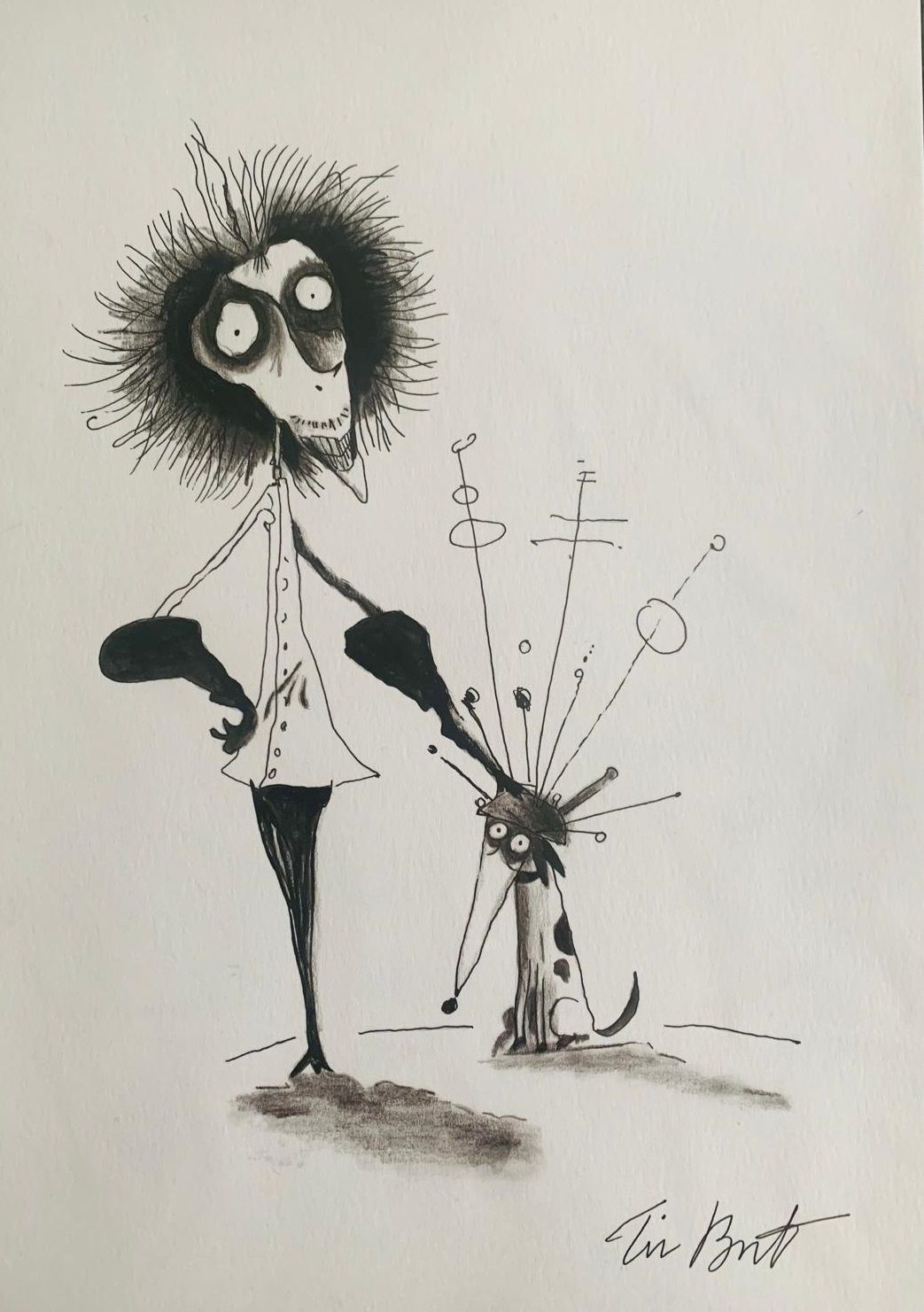 Tim BURTON (attribué à), dessin