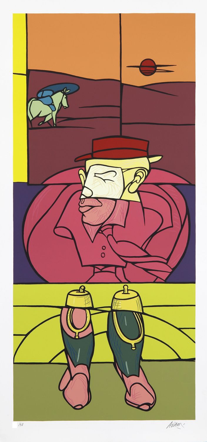 Valerio ADAMI, Riding Boots