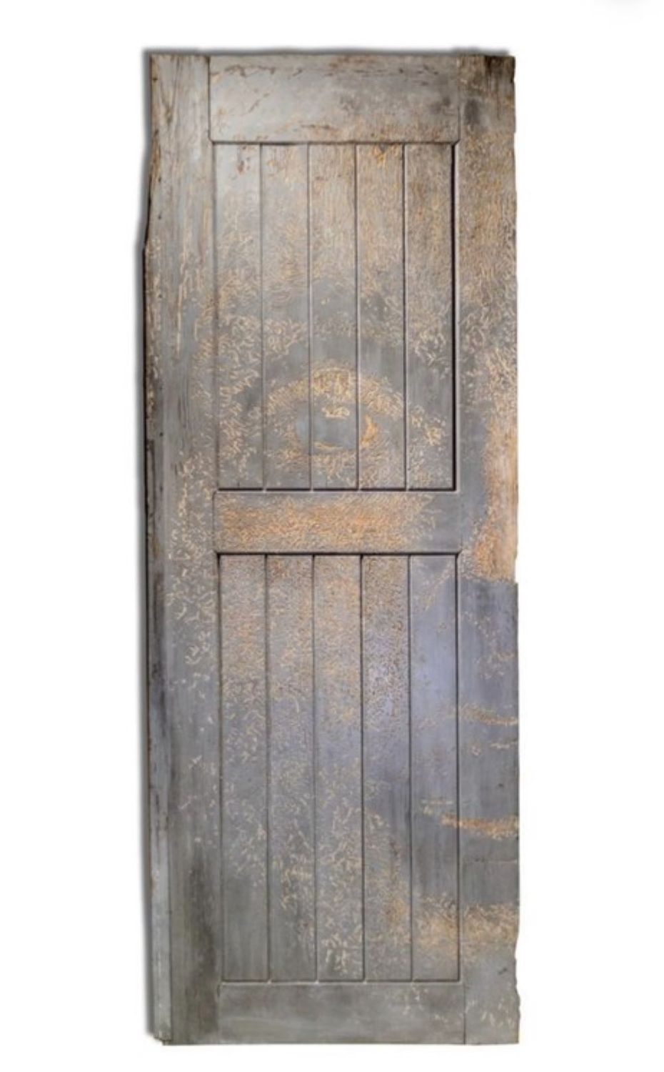 WHILS, œuvre sur porte en bois