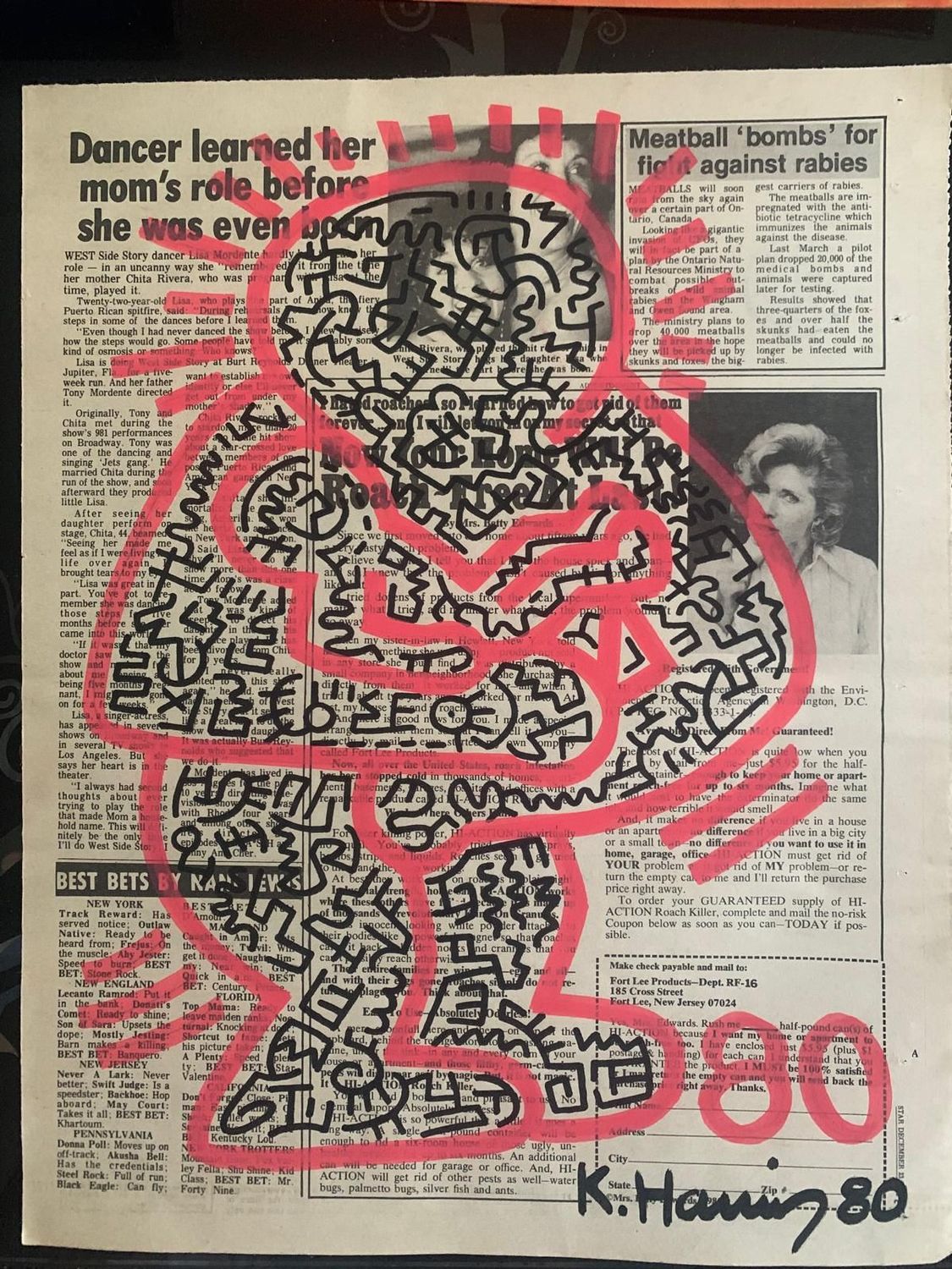 KEITH HARING (attribué à)
