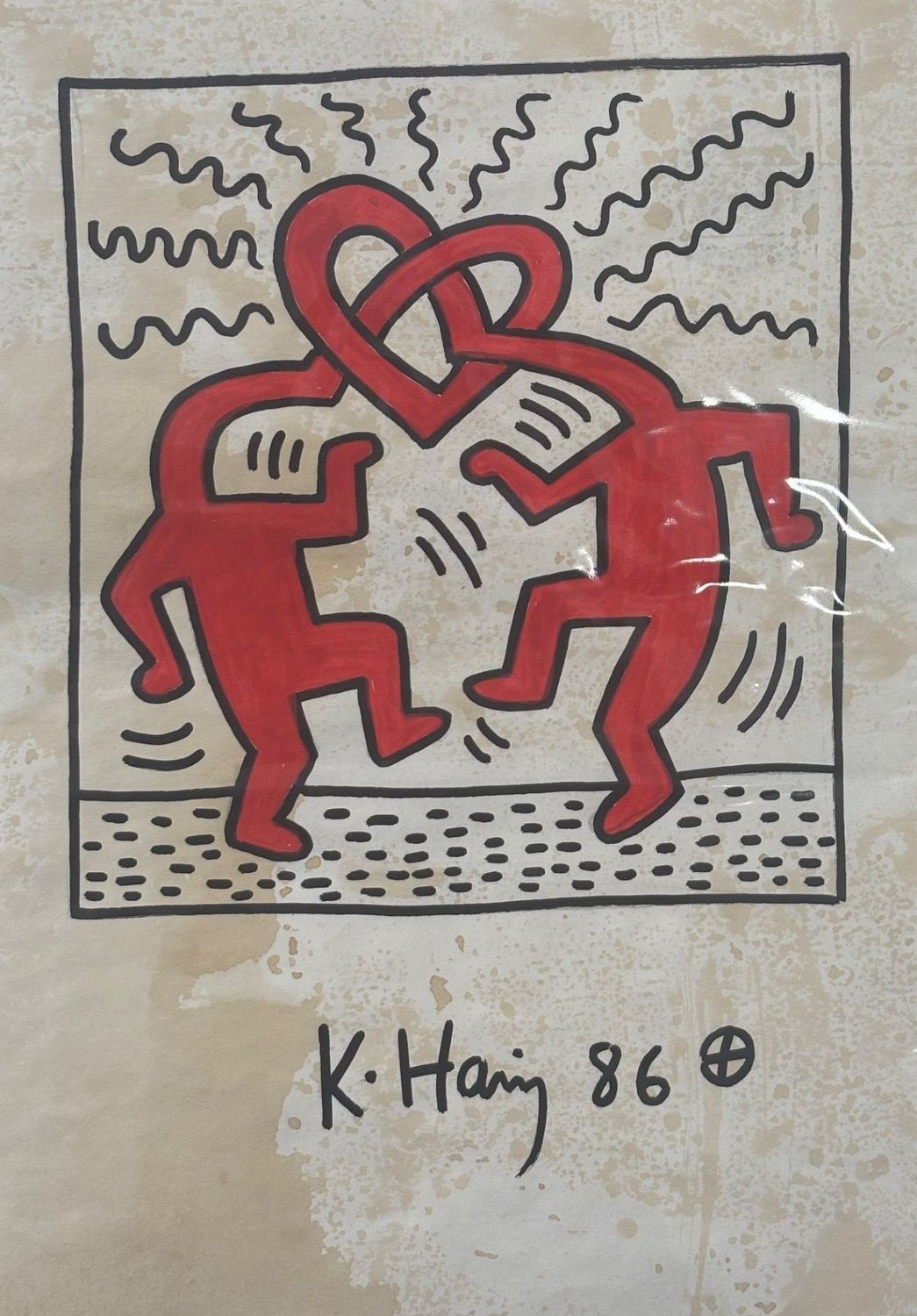 KEITH HARING (attribué à)