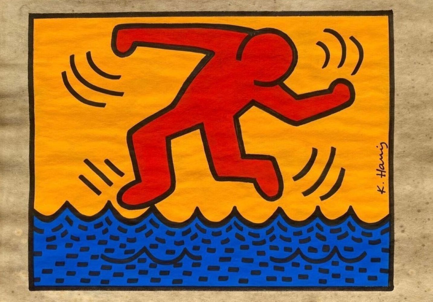 KEITH HARING (attribué à)
