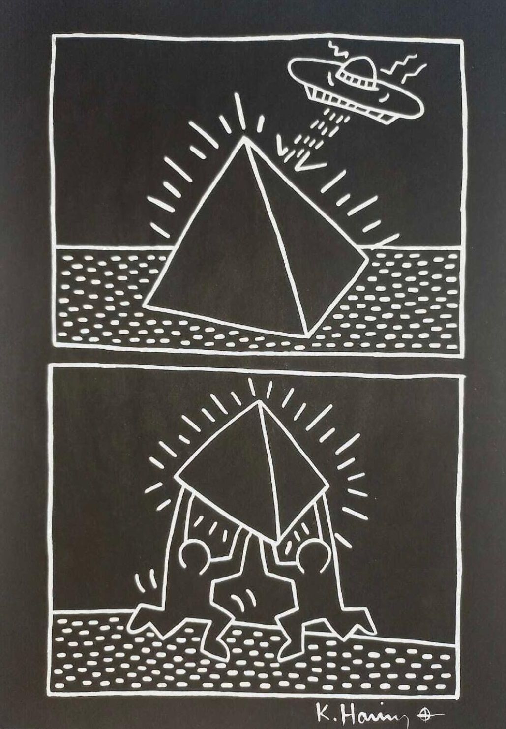 KEITH HARING (attribué à)