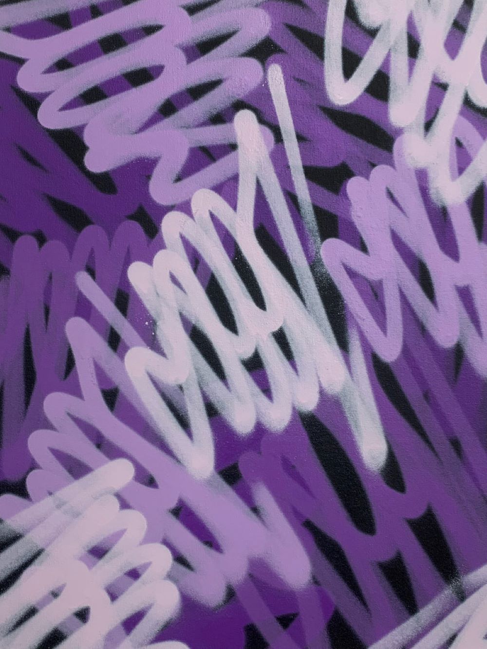 SEEN, Original painting 10528  (purple)