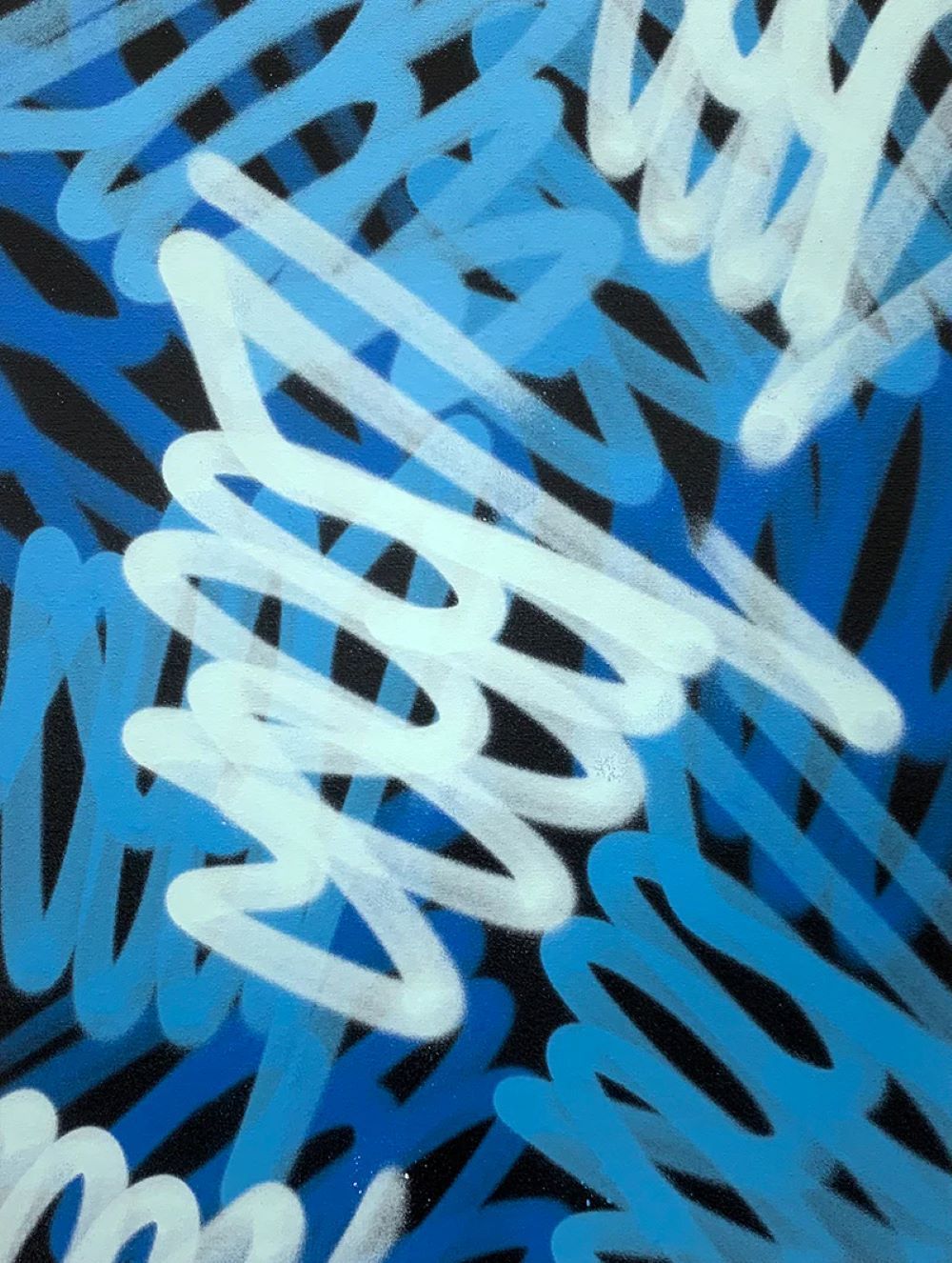 SEEN, Original painting 10522 (blue)