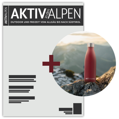 AKTIV in den ALPEN 2-Jahresabo + Trinkflasche AKTIV in den ALPEN 2-Jahresabo + Trinkflasche