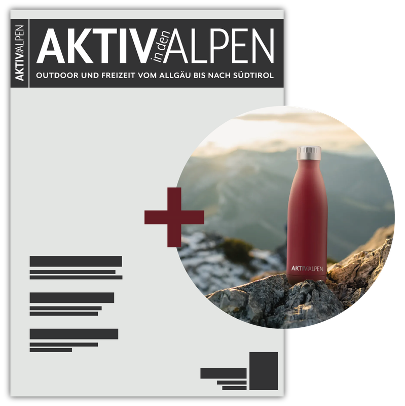 AKTIV in den ALPEN 2-Jahresabo + Trinkflasche AKTIV in den ALPEN 2-Jahresabo + Trinkflasche