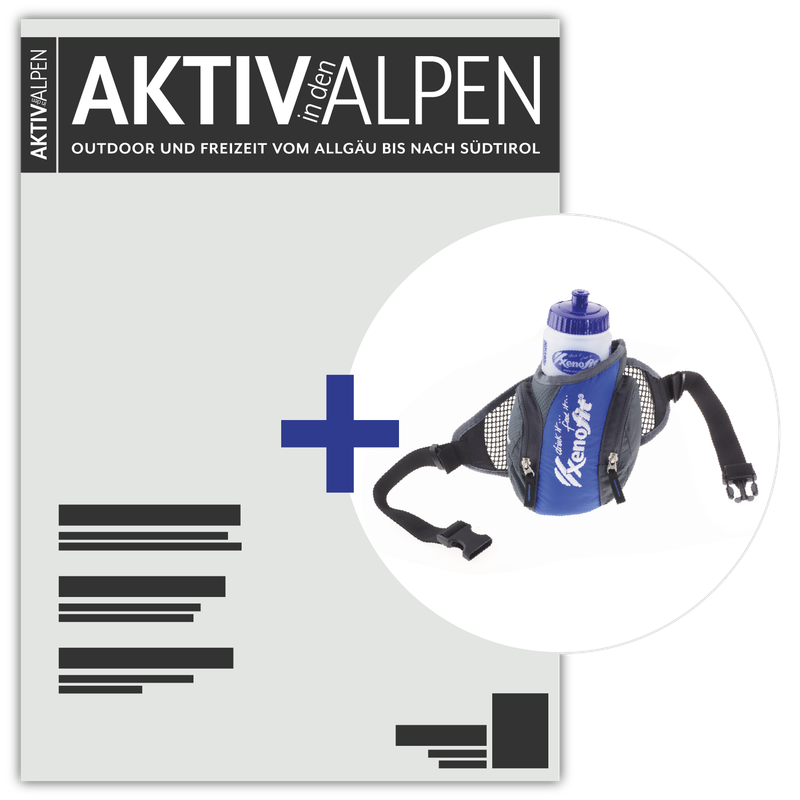 AKTIV in den ALPEN 2-Jahresabo + Xenofit Trinkgürtel AKTIV in den ALPEN 2-Jahresabo + Xenofit Trinkgürtel