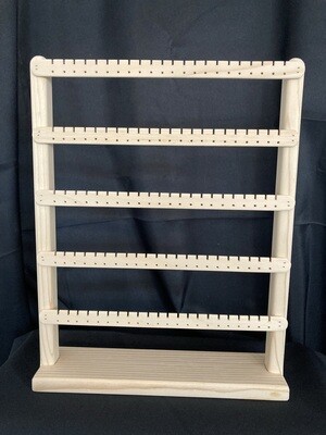 Large standing earring organizer - Unstained/Unfinished