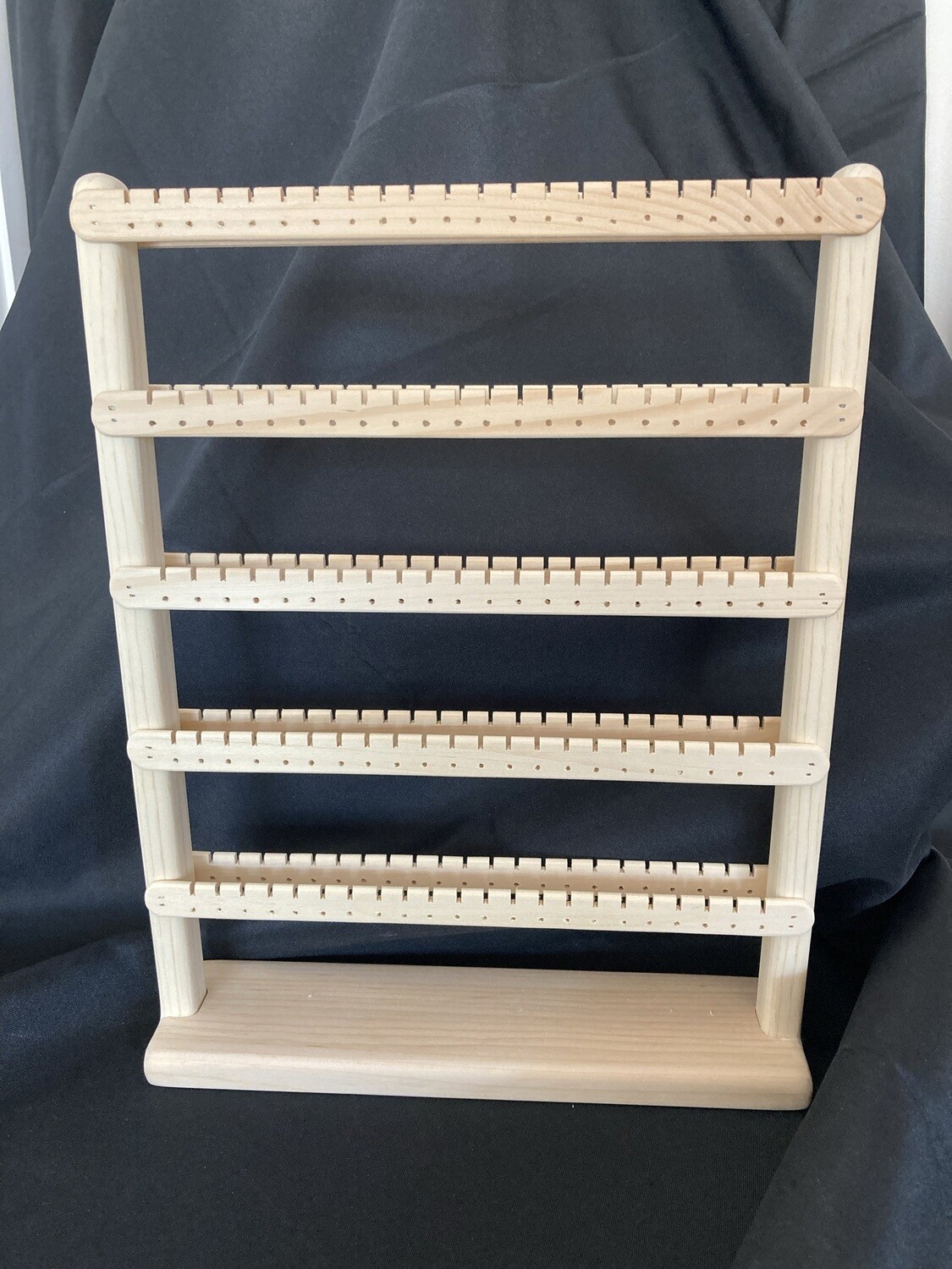 Large standing earring organizer double sided  - Unstained/Unfinished