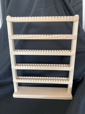 Large standing double earring organizer - Unstained/Unfinished