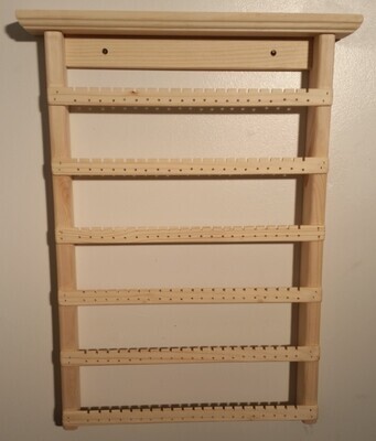 Wall Mount with six slats - Unstained/Unfinished