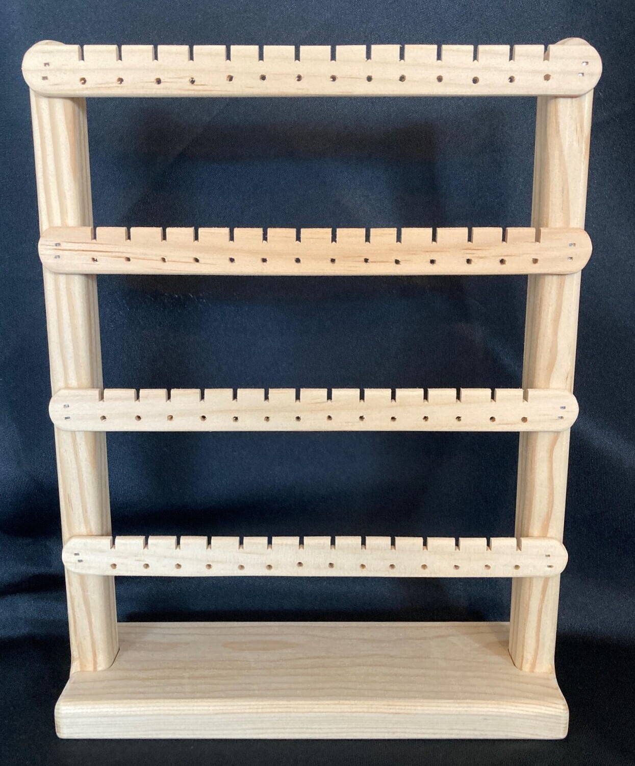 Earring holder medium standing organizer - Unstained/Unfinished