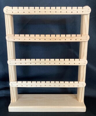 Medium standing earring organizer - Unstained/Unfinished