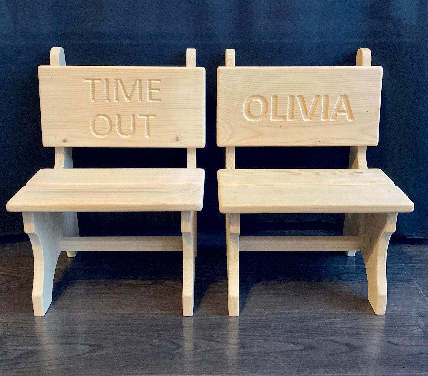Toddler Chair Only- Unstained/Unfinished