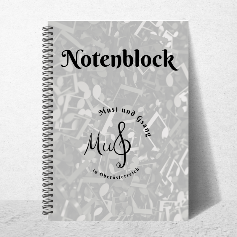 MUG - Notenblock