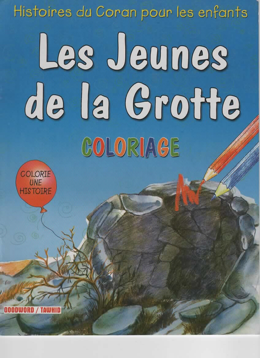 Les Jeunes de la Grotte (Coloriage)